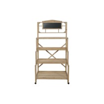 Shelves Home ESPRIT Black Board Fir wood 98 x 68 x 192 cm