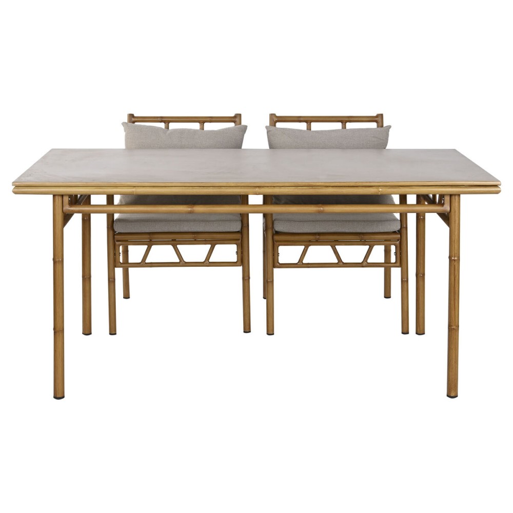 Garden furniture Home ESPRIT Beige 160 x 90 x 75 cm 83 cm (5 Pieces)