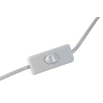 Tischlampe Home ESPRIT Weiß Beige Metall Porzellan 20 W 220 V 17,5 x 17,5 x 35 cm (2 Stück)