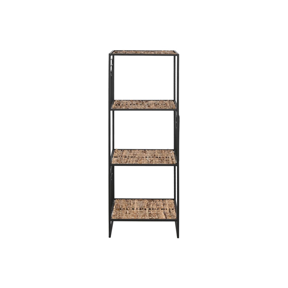 Étagère Home ESPRIT Noir Métal Fibre 35 x 35 x 98 cm