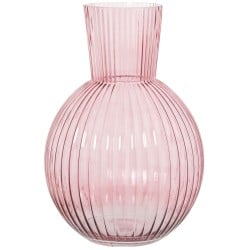 Vase Alexandra House Living Pink Crystal 23 x 23 x 34 cm