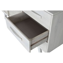 Buffet Home ESPRIT Blanc Rotin Bois de manguier 155 x 40 x 80 cm