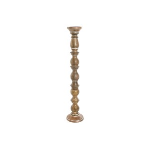 Kerzenleuchter Home ESPRIT Braun Mango-Holz natürlich Romantisch 15 x 15 x 76 cm