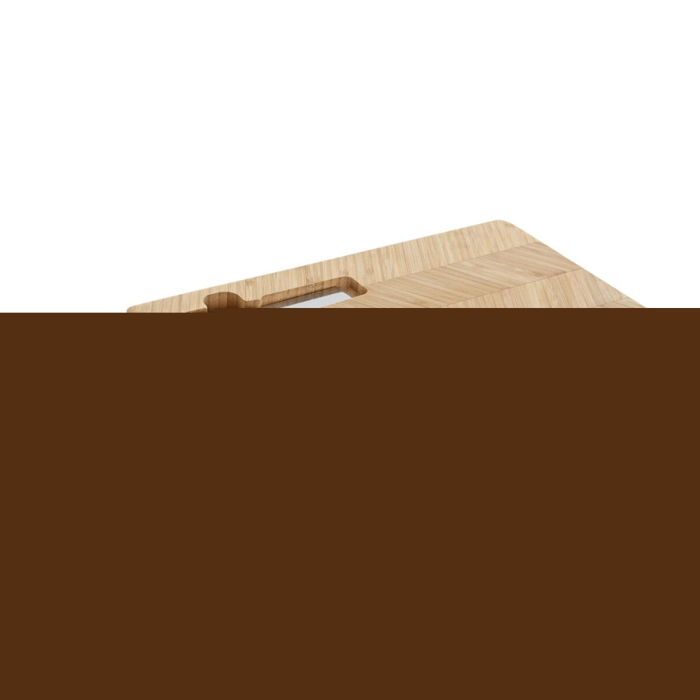 Planche à découper Home ESPRIT Naturel Bambou Acier inoxydable 41 x 18,3 x 2 cm (4 Pièces)