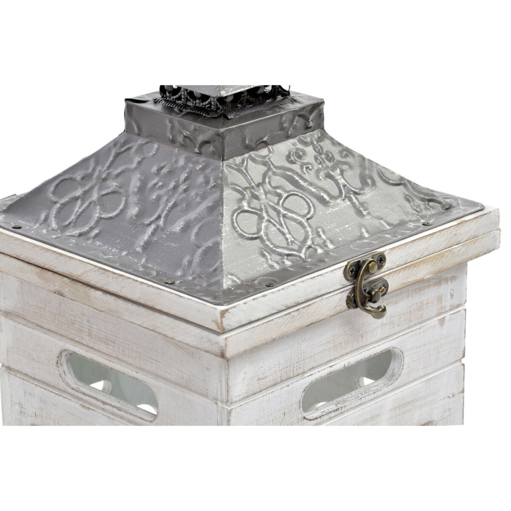 Lantern set Home ESPRIT Natural Crystal Fir Arab 26,5 x 26,5 x 65 cm (2 Pieces)