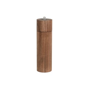 Pfeffertopf Home ESPRIT natürlich Aluminium Akazienholz 6 x 6 x 21,5 cm