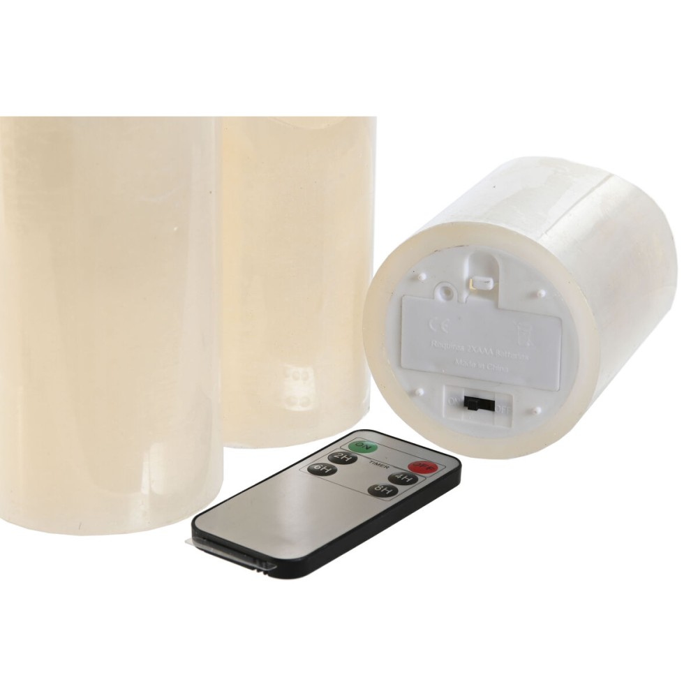 LED Kerze Home ESPRIT Beige 25 x 10 x 20 cm