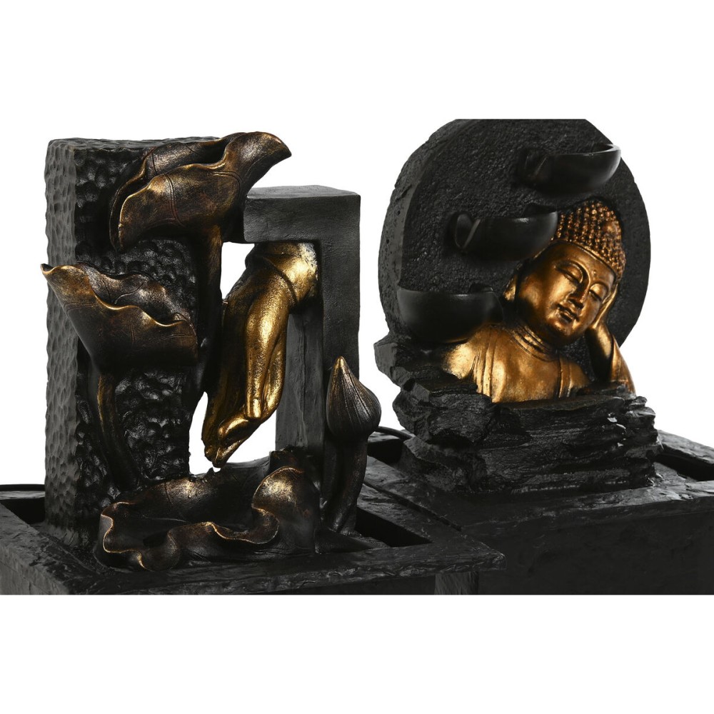 Gartenbrunnen Home ESPRIT Harz Buddha Orientalisch 21 x 19 x 27 cm (2 Stück)