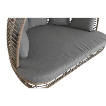 Gartenbank Home ESPRIT Dunkelgrau 198 x 168 x 168 cm