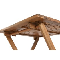 Tisch-Set mit 2 Stühlen Home ESPRIT Braun 60 x 60 x 74 cm