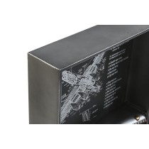 Horloge Murale Home ESPRIT Doré Argenté Métal Avion Vintage 175 x 21 x 64 cm