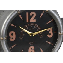 Horloge Murale Home ESPRIT Doré Argenté Métal Avion Vintage 143 x 20 x 46 cm