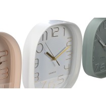 Wanduhr Home ESPRIT Weiß grün PVC 28,5 x 5 x 28,5 cm (3 Stück)