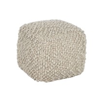 Repose-pied Home ESPRIT Beige 45 x 45 x 45 cm
