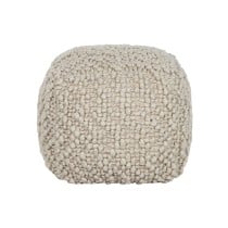 Repose-pied Home ESPRIT Beige 45 x 45 x 45 cm