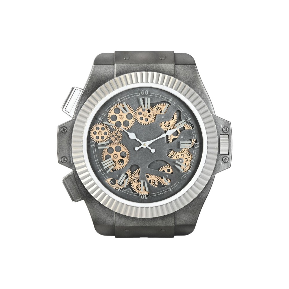 Wanduhr Home ESPRIT Schwarz Silberfarben Eisen