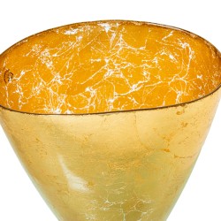 Vase Alexandra House Living Doré Verre 28 x 46 x 23 cm