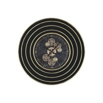 Horloge Murale Home ESPRIT Noir Doré Métal Verre 108 X 8,5 X 108 cm