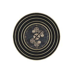 Horloge Murale Home ESPRIT Noir Doré Métal Verre 108 X 8,5 X 108 cm