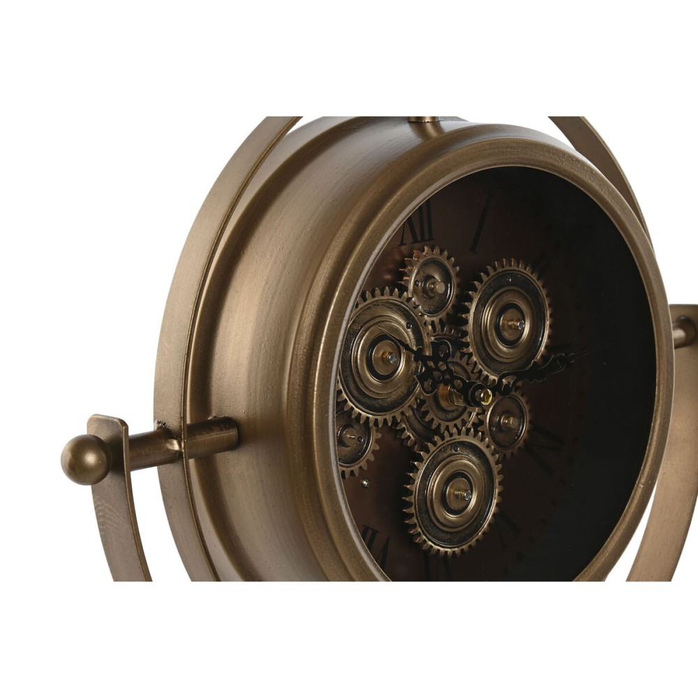 Horloge de table Home ESPRIT Doré Vintage