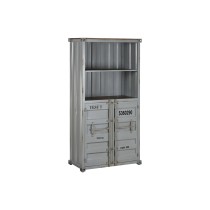 Regal Home ESPRIT Grau Himmelsblau Metall Holz MDF 87 x 44 x 168,5 cm