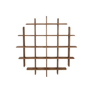 Regal Home ESPRIT Teakholz 120 x 15 x 120 cm