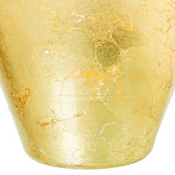 Vase Alexandra House Living Golden Crystal 28 x 46 x 23 cm