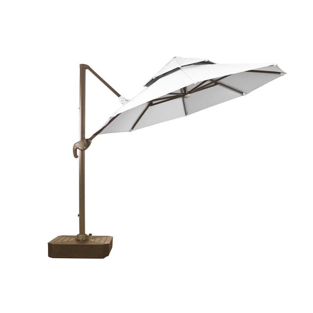 Umbrella Home ESPRIT Dark grey Light brown 290 x 350 x 280 cm