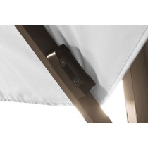 Umbrella Home ESPRIT Dark grey Light brown 290 x 350 x 280 cm