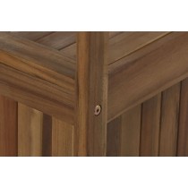 Bank Home ESPRIT Braun Akazienholz natürlich 120 x 60 x 87 cm