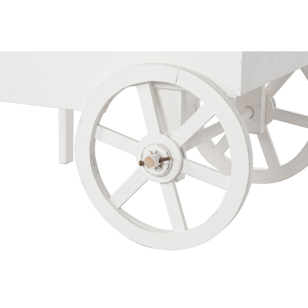 Garden Cart Home ESPRIT White 85 x 51 x 114 cm