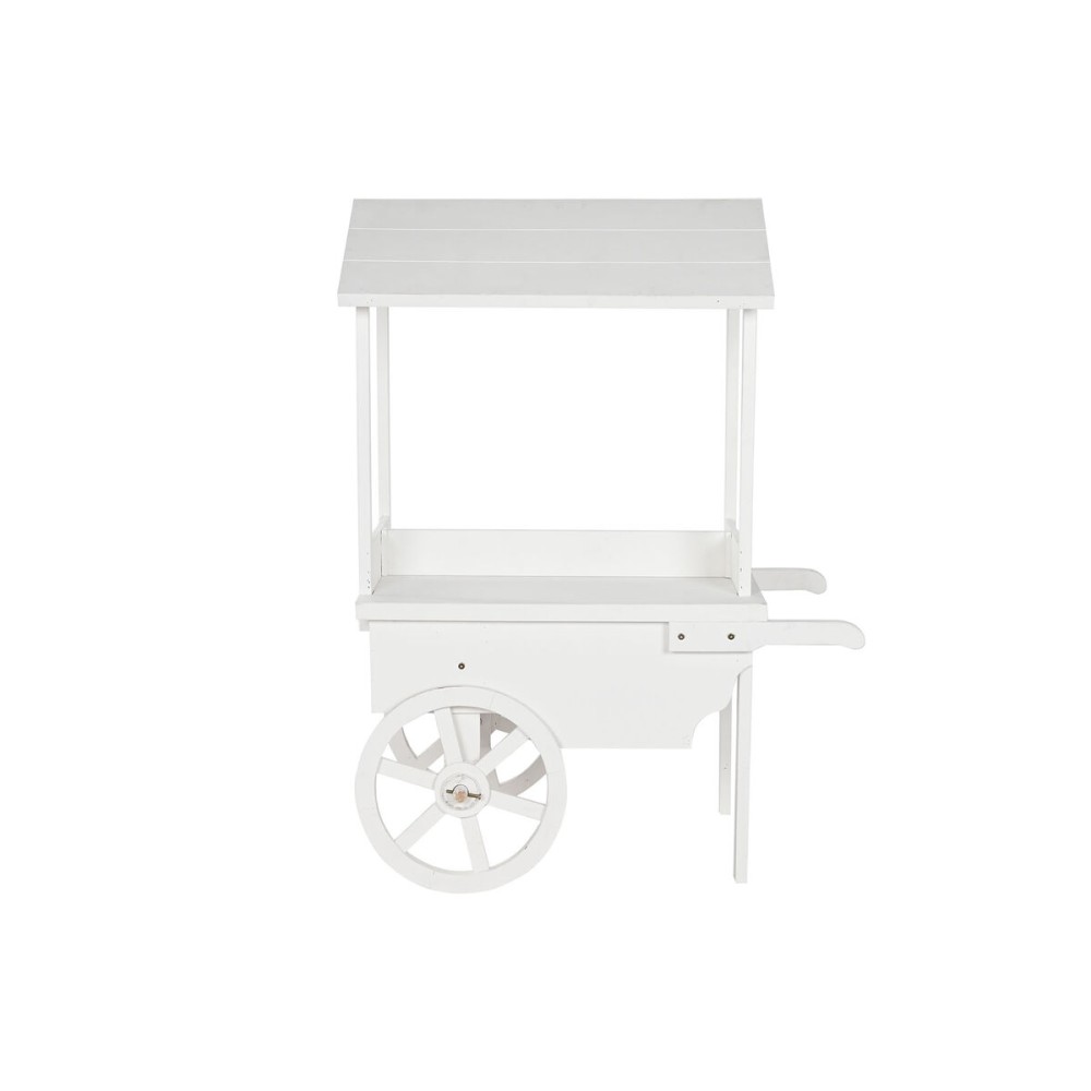 Garden Cart Home ESPRIT White 85 x 51 x 114 cm