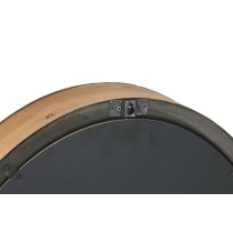 Wanduhr Home ESPRIT Silberfarben natürlich Metall Kristall Kiefernholz 50 x 8 x 68 cm