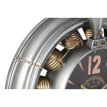 Wanduhr Home ESPRIT Gold Silberfarben PVC Metall Schiffsschrauben Vintage 133 x 24 x 120 cm