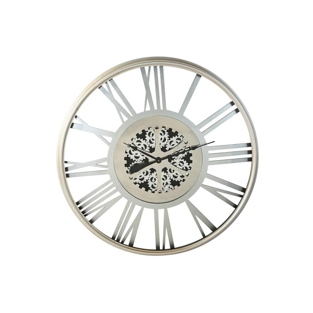 Wanduhr Home ESPRIT Silberfarben Eisen 102 x 9,5 x 102 cm