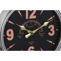 Wanduhr Home ESPRIT Gold Silberfarben Metall Schiffsschrauben Vintage 121 x 7 x 106 cm