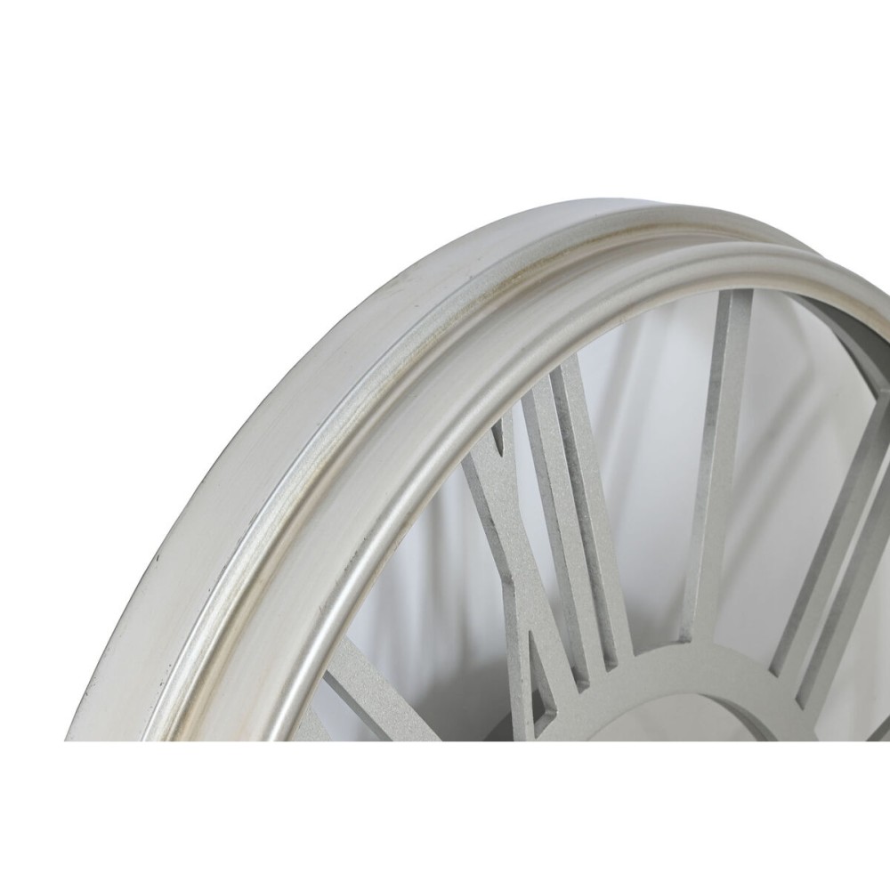 Wanduhr Home ESPRIT Silberfarben Eisen 102 x 9,5 x 102 cm