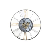 Horloge Murale Home ESPRIT Blanc Doré Métal 140 x 9 x 140 cm
