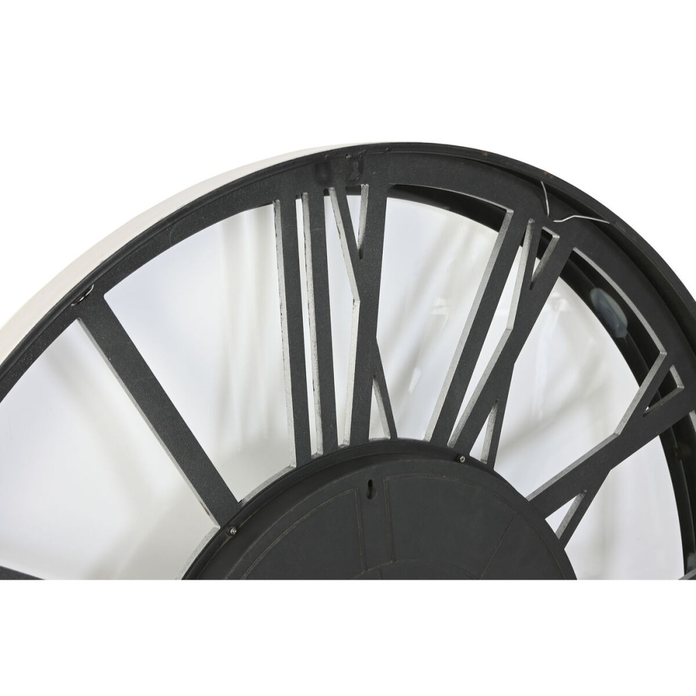 Horloge Murale Home ESPRIT Argenté Fer 102 x 9,5 x 102 cm