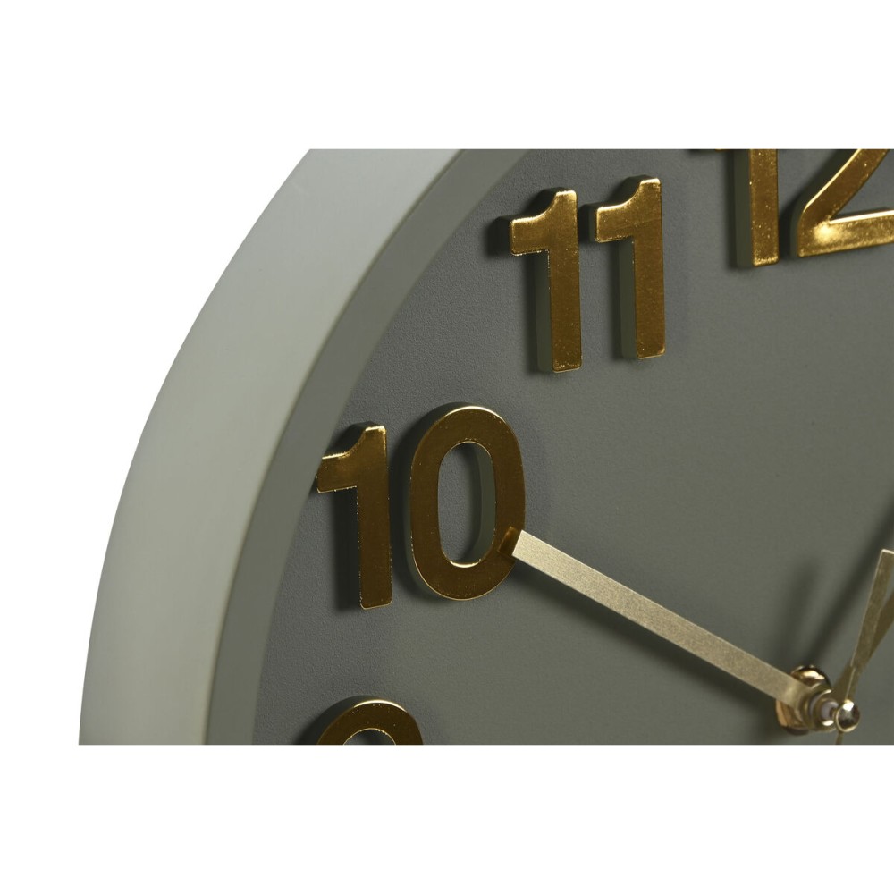 Wanduhr Home ESPRIT grün Grau PVC Urban 30 x 4 x 30 cm (2 Stück)