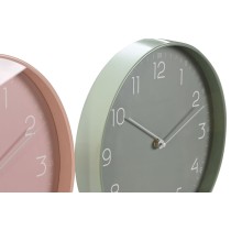 Wanduhr Home ESPRIT Minze PVC 30 x 4 x 30 cm (2 Stück)