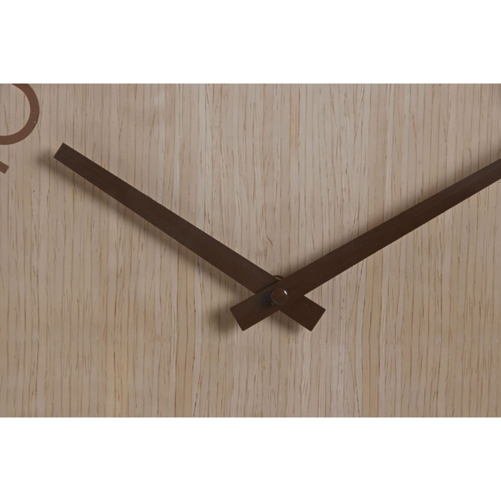 Horloge Murale Home ESPRIT Naturel PVC 40 x 4 x 40 cm (2 Unités)