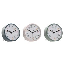 Horloge de table Home ESPRIT Bleu Rose Turquoise (3 Unités)