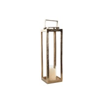 Laterne Home ESPRIT Gold Aluminium Kristall Moderne 20 x 20 x 74 cm