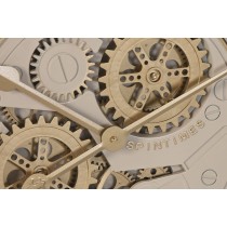 Wanduhr Home ESPRIT Beige Gold Kristall Eisen 60 x 8 x 60 cm