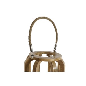 Kerzenschale Home ESPRIT natürlich Kristall Mango-Holz 25 x 25 x 35 cm