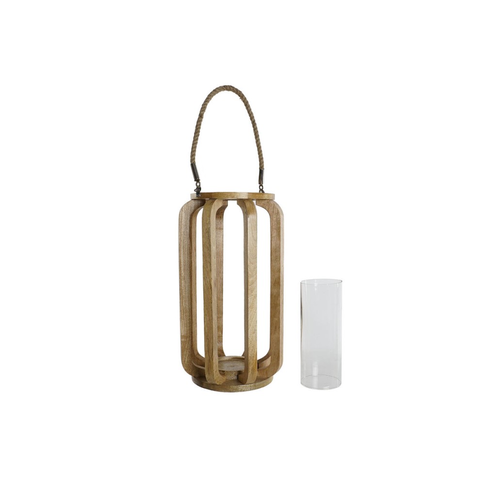 Candleholder Home ESPRIT Natural Crystal Mango wood