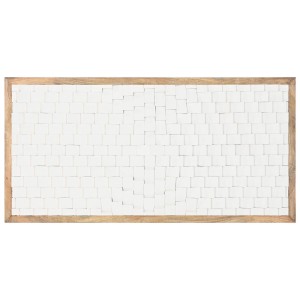 Tête de lit Home ESPRIT Blanc Naturel 160 x 4 x 80 cm
