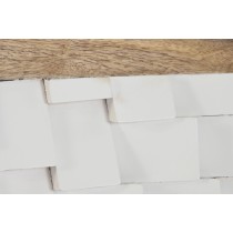 Tête de lit Home ESPRIT Blanc Naturel 160 x 4 x 80 cm