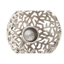 Kerzenschale Home ESPRIT Silberfarben Aluminium 20 x 20 x 18 cm